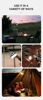 Rechargeable LED Camping Lantern – Portable Hanging Light for Outdoor Work
