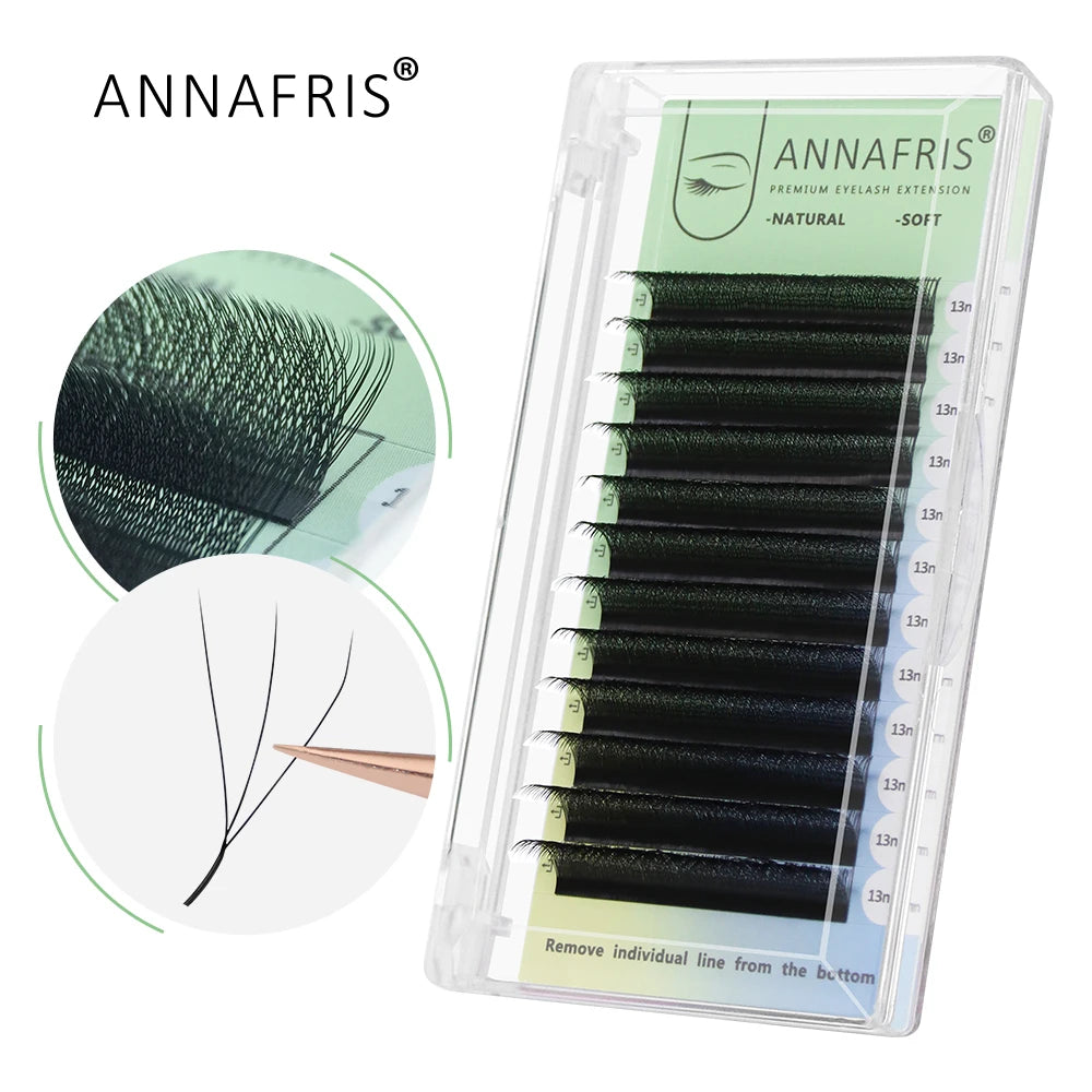 Easy Fanning Volume Lashes – Premium Matte Soft Extensions for Eyelash Artistry