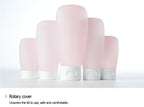Refillable Squeeze Bottle Kit – Portable Travel Containers for Toiletries
