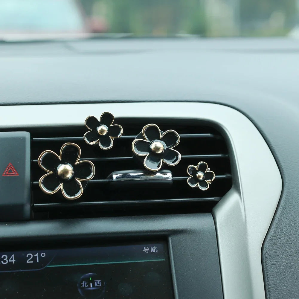 Daisy Car Air Vent Diffuser – Cute Floral Aroma Clip for Auto Interior Decor