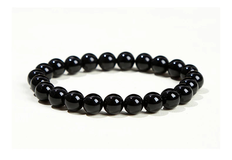 Natural Stone Bead Bracelet – Healing Crystal Gemstone Jewelry for Men and Women