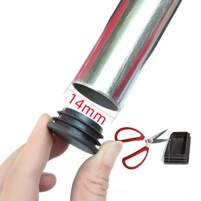 Round Steel Pipe End Caps – Protective Tubing Inserts for Furniture Legs