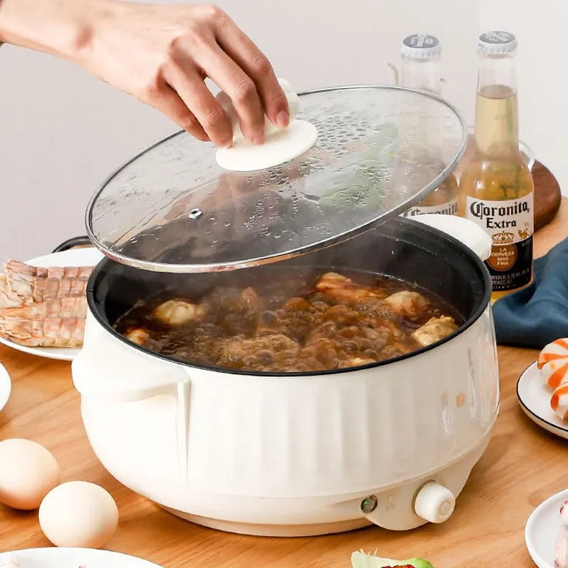Non-Stick Electric Multi Cooker – Compact Household Pot for Small Meals