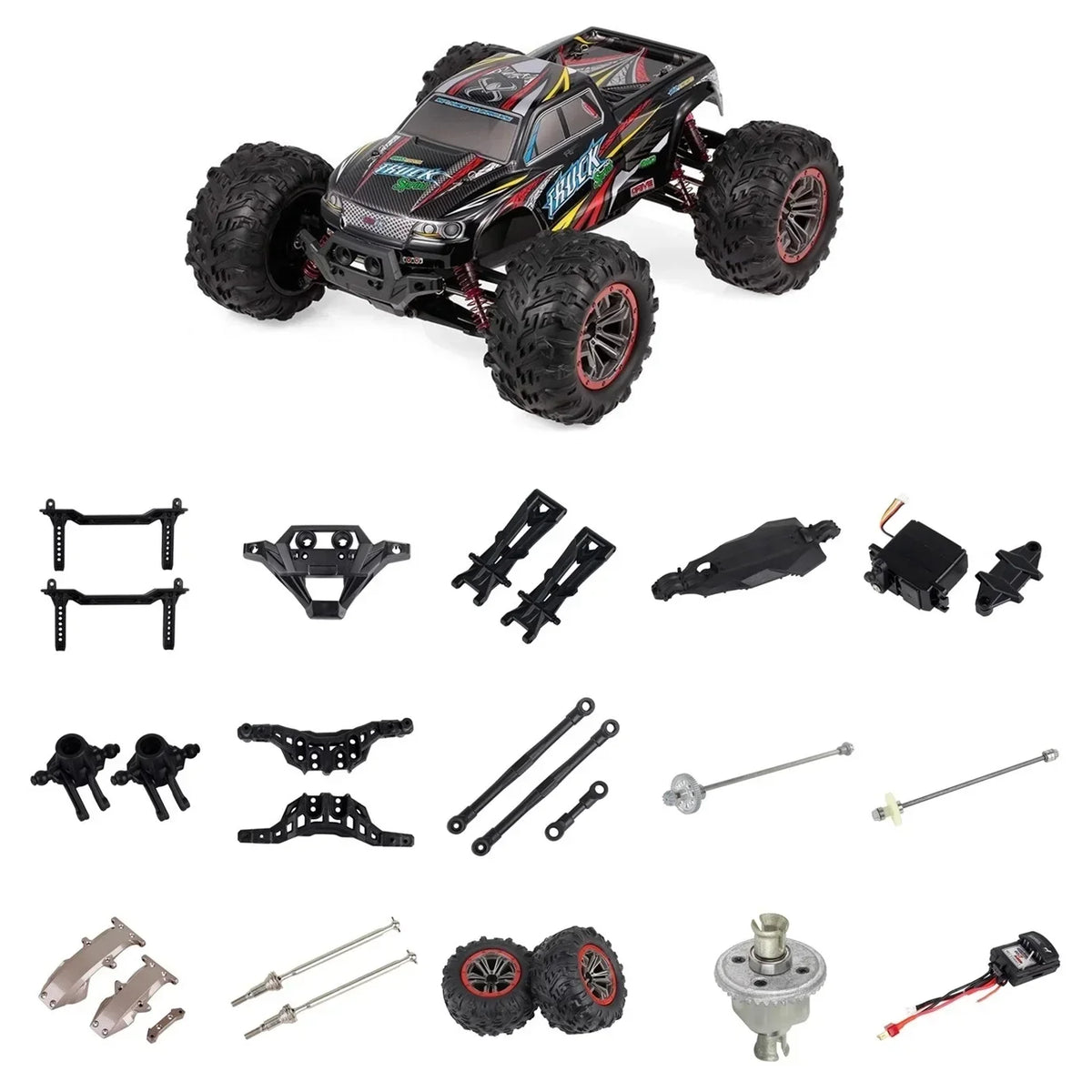 RC Car Spare Parts – Suspension and Drivetrain Components for 1/12 Scale