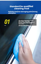 Car Cleaning Gel – Dust Removal Slime for Automobile Air Vents and Keyboards
