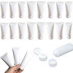 Empty Plastic Cosmetic Squeeze Tubes – Travel Size Refillable Containers for Toiletries