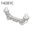 RC Car Spare Parts – Differential Shock and Tire Set for 1/14 Scale Models