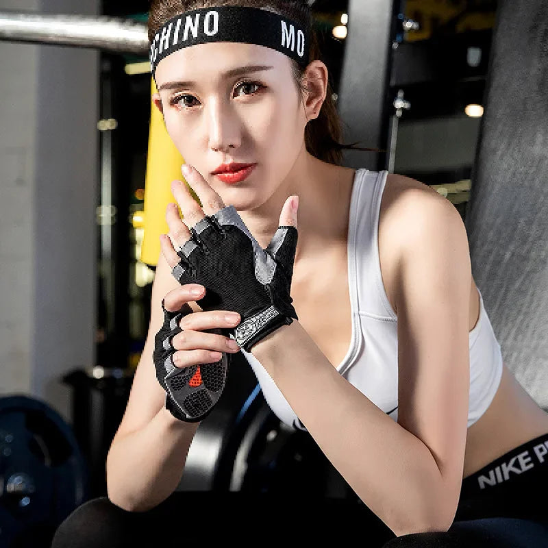 Half Finger Cycling Gloves – Breathable Anti-Slip for Gym and Sport Training