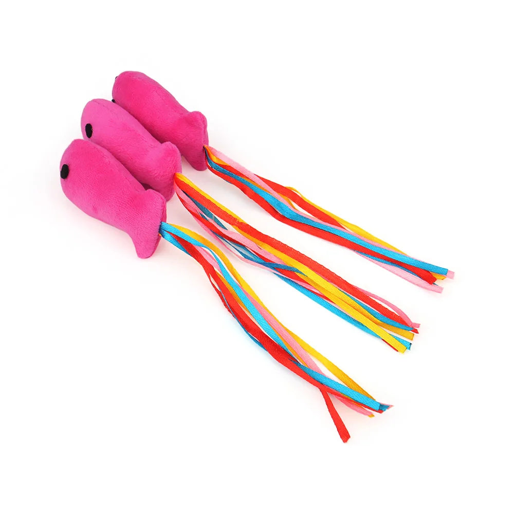 Fish Replacement Cat Toy – Steel Wire Teasing Attachments for Interactive Play