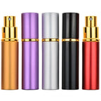 Aluminum Perfume Atomizer – 10ml Refillable Spray Bottle for Travel