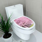 Decorative Toilet Seat Decal – Underwater Sea Shell Art for Bathroom Decor