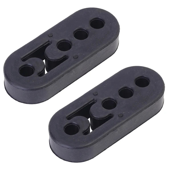 Rubber Exhaust Hanger – 4-Hole Muffler Mount Bracket for Automotive Repair