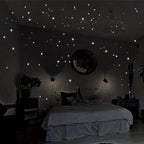 Luminous Star Wall Stickers – Glow in the Dark Vinyl Decor for Kids Rooms