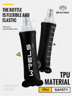 TPU Soft Water Bottle – Foldable BPA Free Hydration Flask for Running Hiking