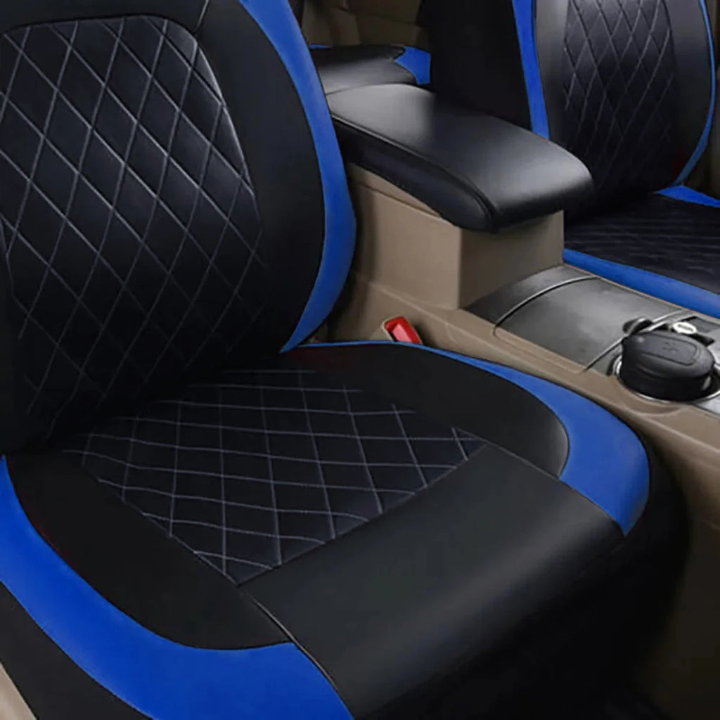 Waterproof PU Leather Car Seat Cover – All Season Full Coverage for SUV Sedan