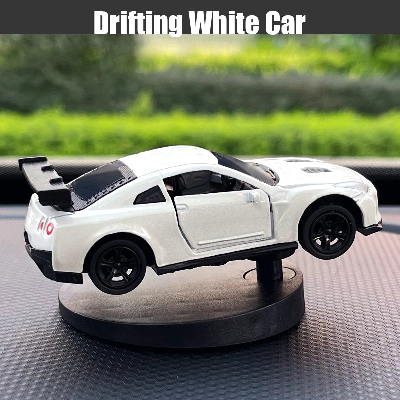 Drifting Car Dashboard Ornament – Swinging Model for Racing Enthusiasts