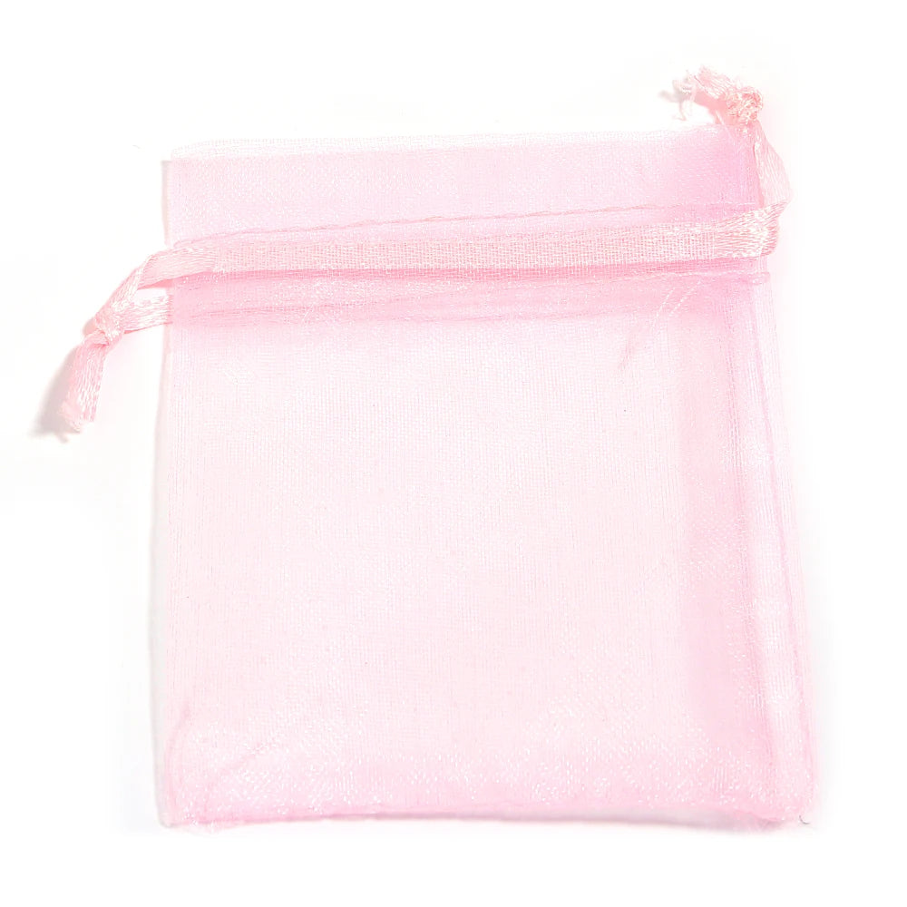 Organza Gauze Gift Bags – Drawstring Jewelry Pouches for Wedding Party Favors