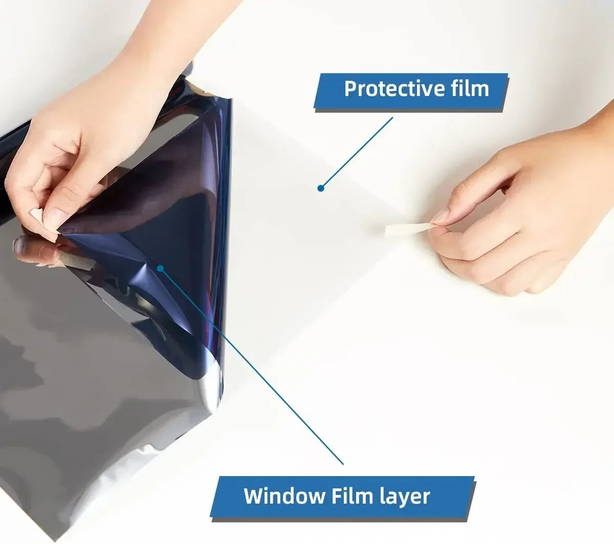 Automotive Window Tint Film – UV Solar Protection for Car Privacy 50x300cm