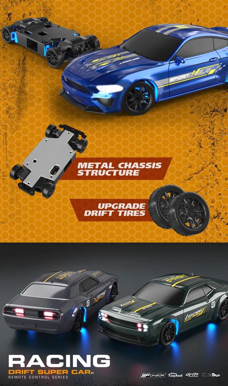 Mini Drift RC Racing Car – 4WD High Speed Vehicle for Desktop Play