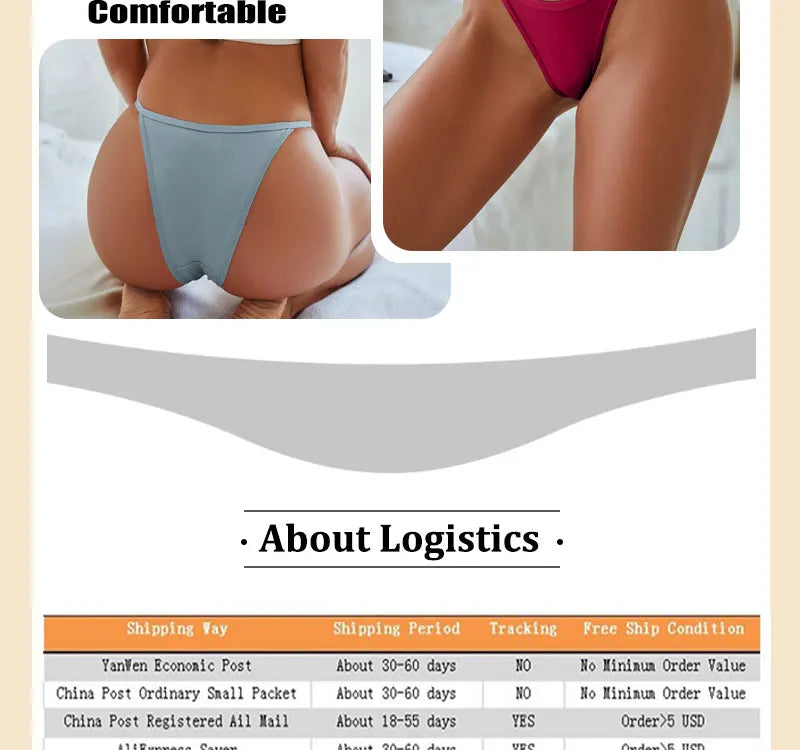 Cotton Low Rise Briefs – Metal Ring Hollow Panties for Women M-2XL