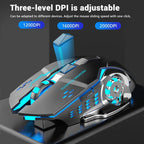 Wireless Gaming Mouse – Silent Bluetooth Mechanical PC Mouse for E-Sports