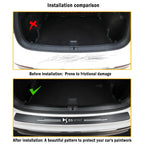 Carbon Fiber Trunk Sill Protector – Anti-Scratch Bumper Guard for DS Series