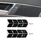 Climate Control Button Decals – Interior Repair Stickers for Audi A6 C6