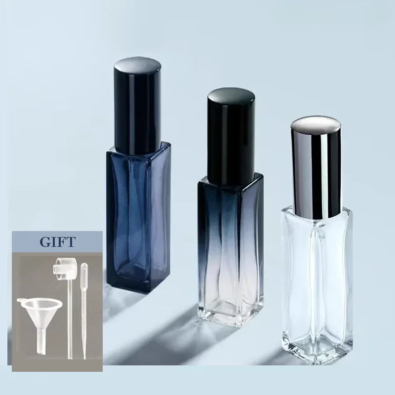 Refillable Glass Perfume Atomizer – 10ml and 20ml Travel Vials for Cosmetics