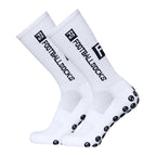 Anti-Slip Athletic Sports Socks – Stretchy Grip Crew for Football Soccer