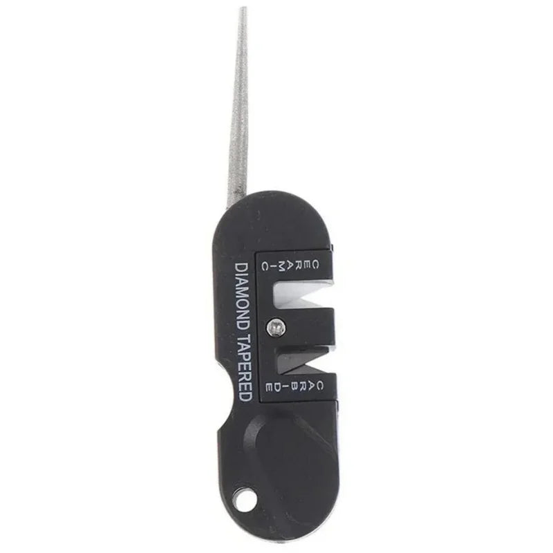 Portable Tungsten Carbide Sharpener – Ceramic Knife Tool for Outdoor Camping