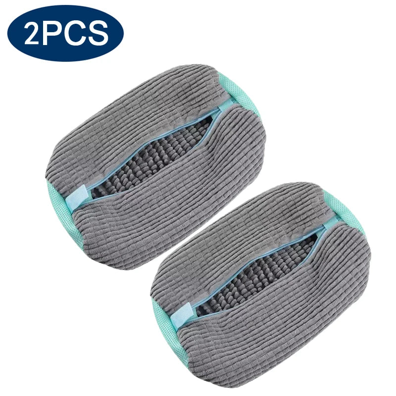 Mesh Shoe Washing Bag – Protective Cotton Net for Sneaker Laundry Cleaning