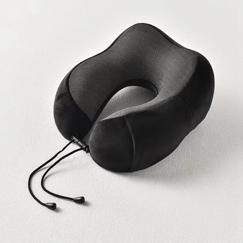U-Shaped Memory Foam Neck Pillow – Cervical Orthopedic Support for Travel