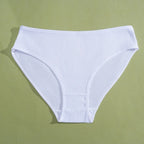 Cotton Briefs – Soft Striped Low Rise Underwear for Women