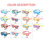 Polarized TR90 Kids Sunglasses – UV400 Silicone Shades for Outdoor Activities