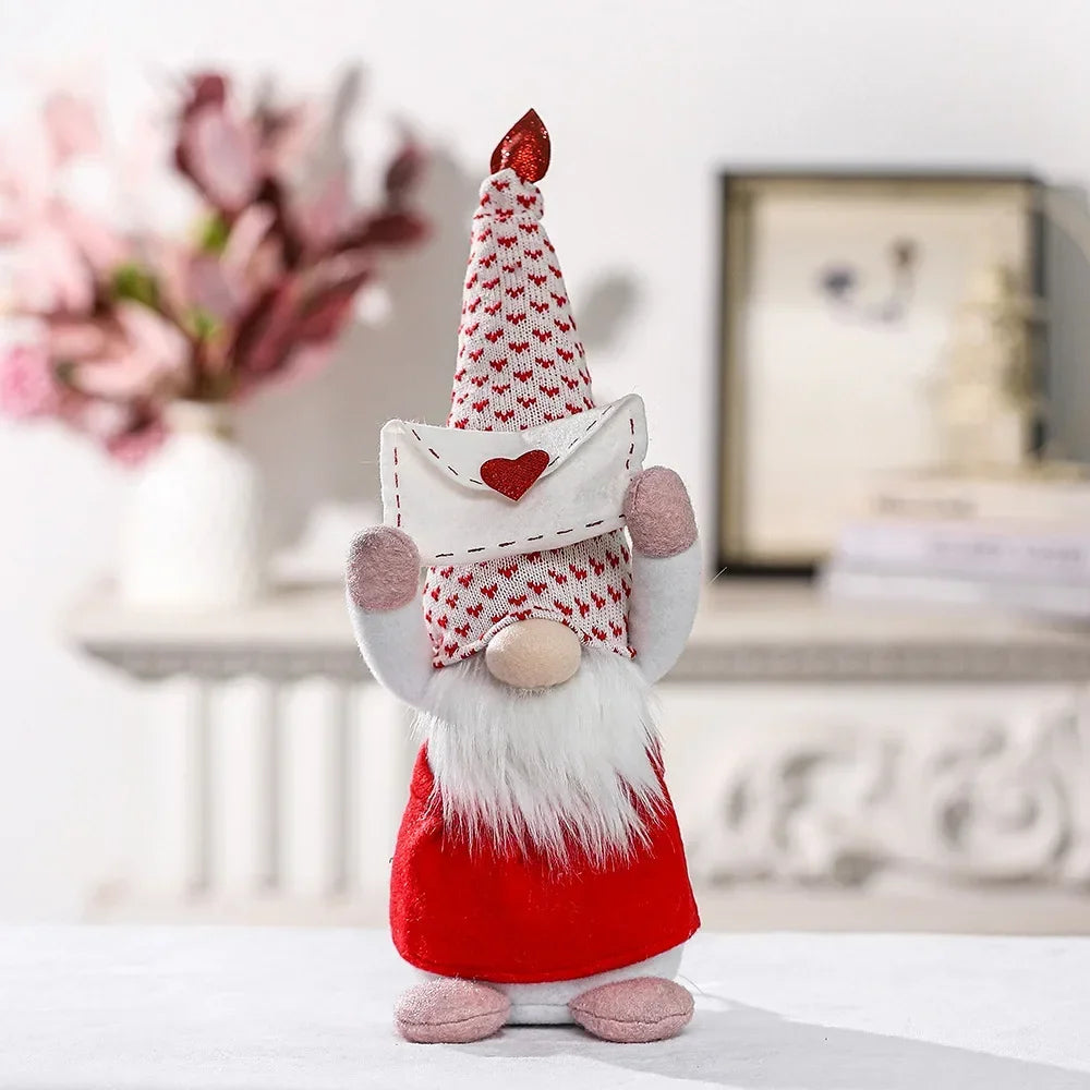 Faceless Gnome Plush Doll – Romantic Valentine's Day Gift for Home Decor