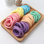 Nylon Elastic Hair Bands – Soft Ponytail Holders for Kids Hairstyles