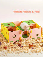 Felt Maze Hideout – Removable Tunnel Nest for Hamsters and Small Pets