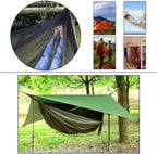 Portable Parachute Camping Hammock – Mosquito Net Bed for Outdoor Sleeping