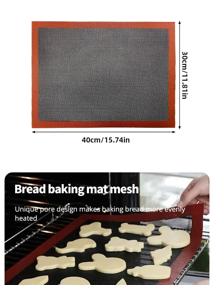 Silicone BBQ Grill Mat – Breathable Non-Stick Liner for Oven and Baking