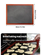 Silicone BBQ Grill Mat – Breathable Non-Stick Liner for Oven and Baking