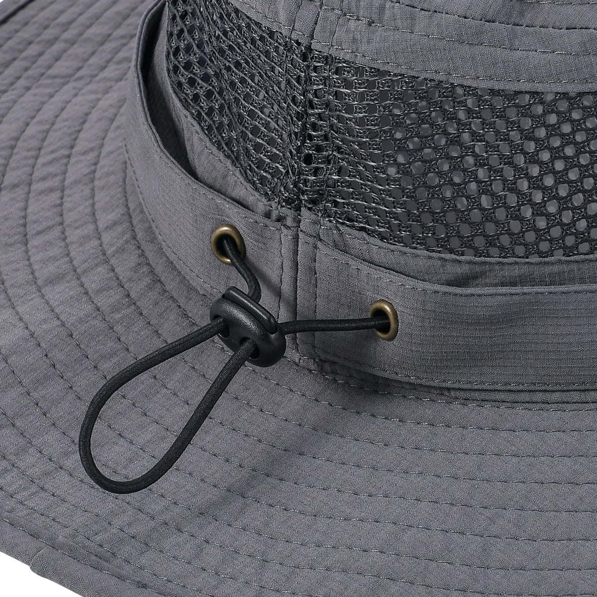 Wide Brim Cooling Sun Hat – Foldable Boonie Cap for Hiking Fishing Safari