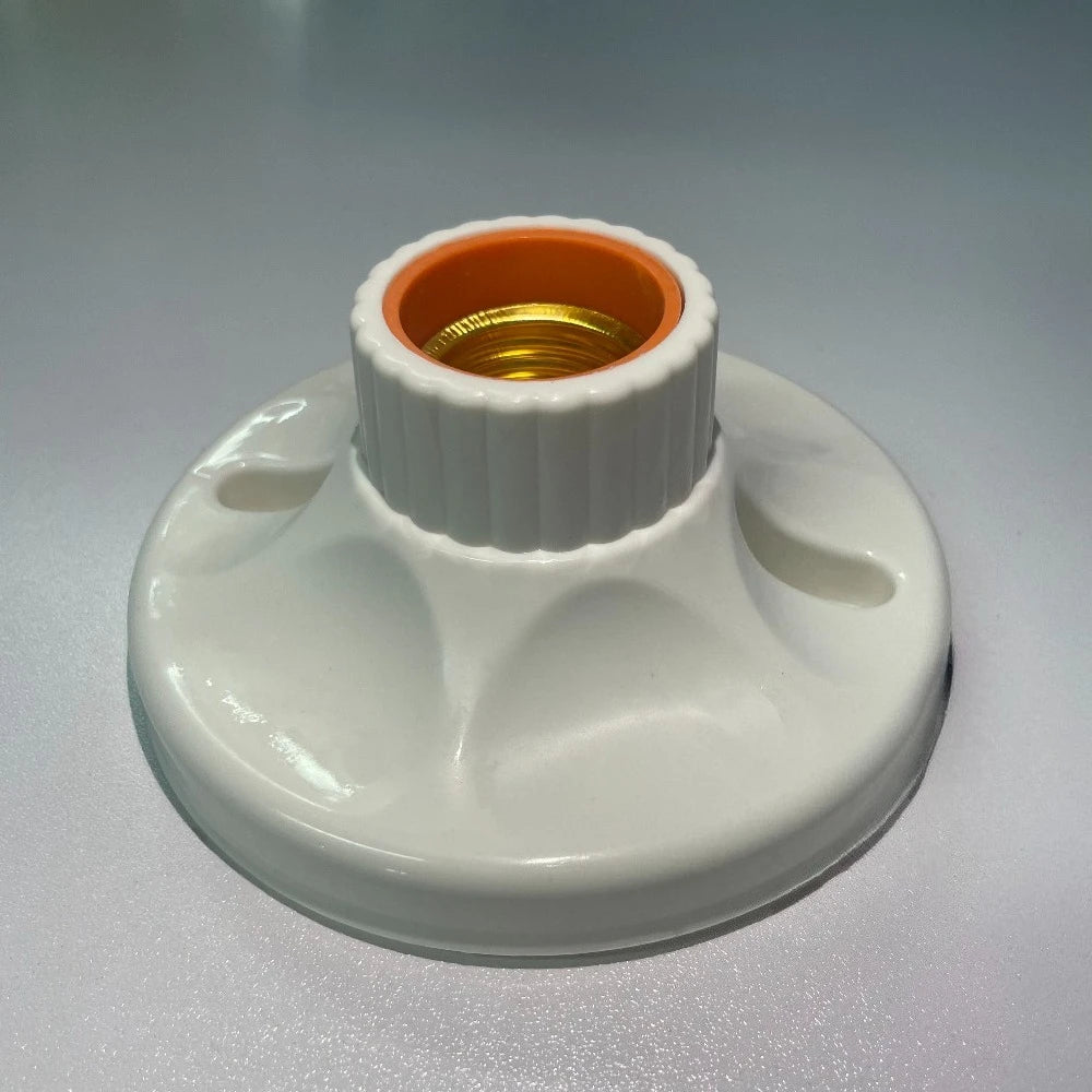 E27 Screw Light Bulb Socket – Ceiling Lamp Holder Base for Home Lighting