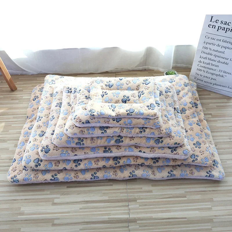 Double-Sided Plush Pet Mat – Warm Sleeping Bed for Cats and Small Dogs