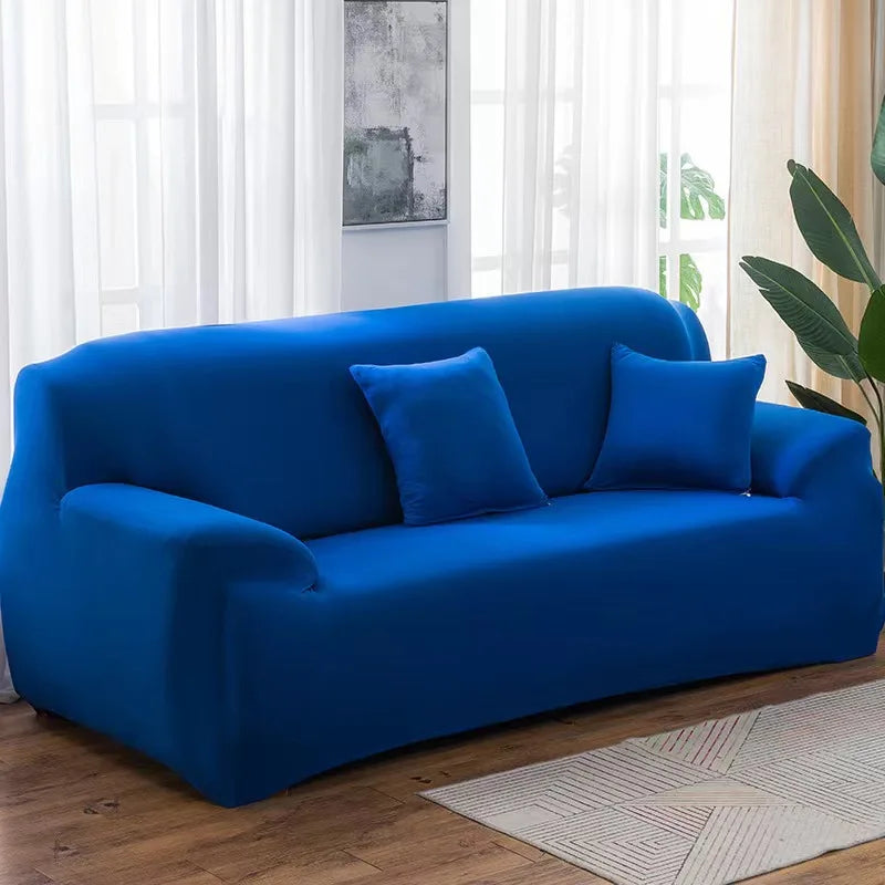 Stretch Milk Silk Sofa Cover – Fitted Couch Slipcover for Living Room Furniture