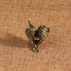 Brass Eagle Statue – Mini Winged Bird Sculpture for Home and Office Decor