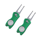 Foldable Golf Divot Tool – Groove Cleaner for Putting Green Training