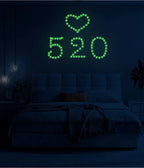 Glow in the Dark Wall Decals – Luminous Dots and Stars for Kids Bedroom Decor