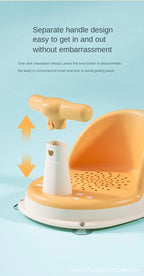Portable Baby Shower Seat – Non-Slip Support Stand for Newborn Bathing