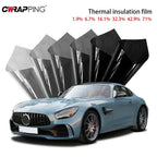 Black Window Tint Film – 50cmx3m Heat Control for Car Solar UV Protection