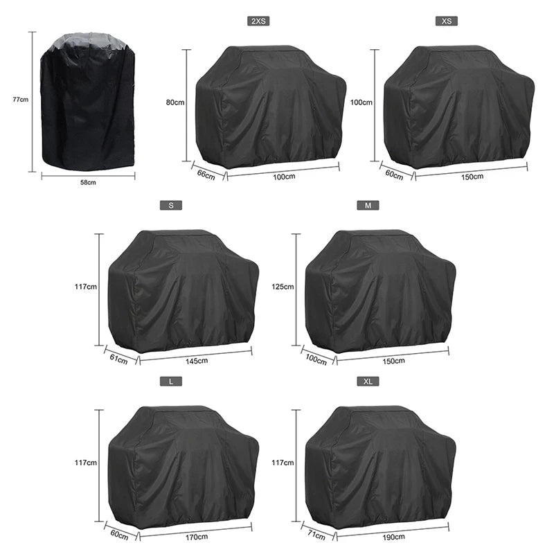 Waterproof BBQ Grill Cover – Heavy Duty Protective Shield for Outdoor Cooking